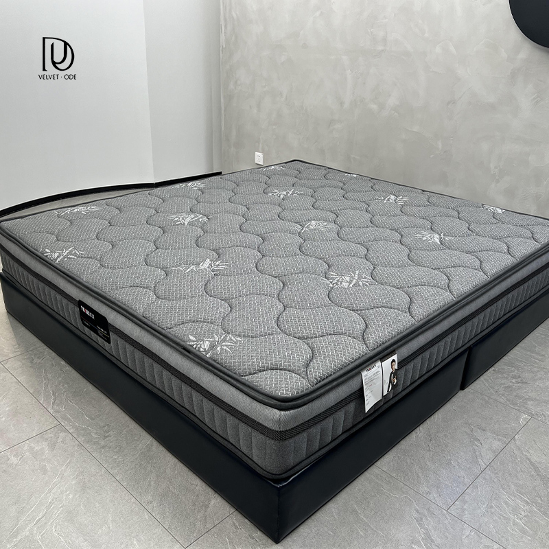 Kingdom Mattresses Eco-Friendly Foldable Pocket Spring Bed Modern Home Furniture for Bedroom School Hospital Hotel/Apartment Use