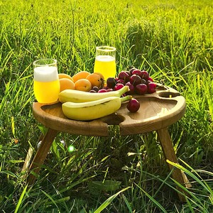 <span class=keywords><strong>Plateau</strong></span> <span class=keywords><strong>de</strong></span> rangement <span class=keywords><strong>Table</strong></span> <span class=keywords><strong>de</strong></span> pique-nique pliante en bois - Avec porte-<span class=keywords><strong>verre</strong></span> 2 en 1 Bureau Porte-<span class=keywords><strong>verre</strong></span> à vin <span class=keywords><strong>Table</strong></span> pliable <span class=keywords><strong>pour</strong></span> <span class=keywords><strong>jardin</strong></span> - Product Image 1
