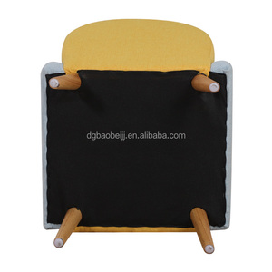Fauteuil moderne et confortable pour enfants conception stable anti-basculement pour chambre école hôtel canapé en bois pour salon chambre d'enfants - Product Image 6