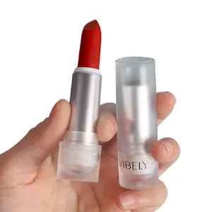 Rouge à lèvres mat de marque privée, transparent, petit cube de glace, longue durée, pas facile à décolorer, rouge à lèvres mat