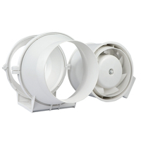 Ventilateur de ventilation d'extraction à flux mixte en ligne pour serre hydroponique, ventilateur d'aspiration pour toilettes et salles de bain