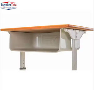 Ensemble de mobilier de formation scolaire moderne, durable, écologique, ergonomique et stable, avec bureau et chaise en bois à hauteur réglable pour salle de classe - Product Image 6
