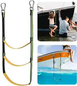 Escalera inflable especial para barco, accesorio de lanzamiento plegable, colgante, para kayak