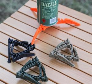 Support de bouteille de <span class=keywords><strong>gaz</strong></span> pour brûleurs de camping en plastique IRONDONKEY avec trépied et support pour une utilisation en extérieur en toutes saisons - Product Image 4