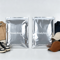 Enveloppes en polyéthylène écologiques et imperméables, épaisseur 0,5 mil, avec logo personnalisé, auto-adhésives, pour l'expédition de vêtements et de chaussures