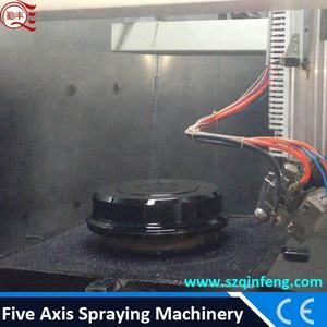 Vỏ âm thanh nắp nhựa Ấm đun nước tự động phun sơn dòng chuyên nghiệp CNC phun sơn máy <span class=keywords><strong>5</strong></span> trục - Product Image 4