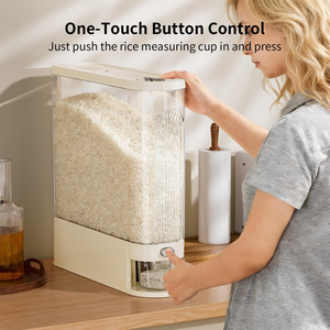 Rice Bucket Household Insect-proof and Moisture-proof sealed Food-grade Rice <b>Jar</b> Rice Box Flour High-end <b>Storage</b> - Product Image 3