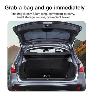 Écran de projection pliable 84120" 16:9 avec cadre en aluminium et tissu polyester, sans déformation, installation facile, support trépied intérieur/extérieur - Product Image 4