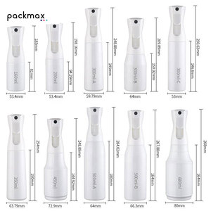 Bouteille de pulvérisation continue pour coiffure, recyclable et écologique, 200ml/300ml/500ml, avec micro-étiquette, pompe en plastique pour salon de coiffure - Product Image 6