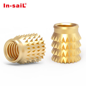M2 M3 M4 M5 M6 1/4-20 3/8-16 5/16 Đồng Bên Ngoài Barb Threaded Chèn <span class=keywords><strong>Nuts</strong></span> Cho Nhựa - Product Image 3