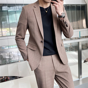<span class=keywords><strong>Costume</strong></span> de marié pour <span class=keywords><strong>homme</strong></span>, trois pièces, robe de mariage, coupe ajustée, décontracté chic, tenue formelle, <span class=keywords><strong>costume</strong></span> écossais britannique pour <span class=keywords><strong>homme</strong></span> - Product Image 6