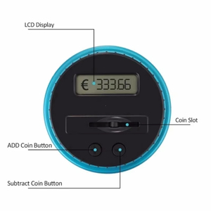 Caja de Ahorro Digital Electrónica con Contador de Monedas LCD para Regalos, Venta al Por Mayor - Product Image 4