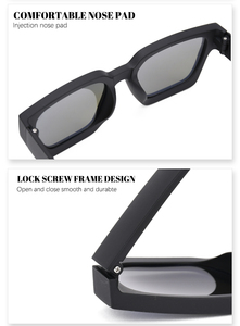 सोटा कारखाने कस्टम सन रंगों के लोगो को ओवरसाइज मोटे फ्रेम वर्ग ग्लास एंटी-फैशनेबल पोलीराइज्ड मोटी धूप का चश्मा - Product Image 5