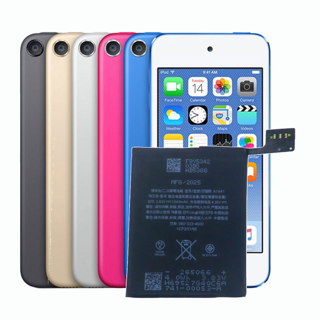 3.83V 1043mAh Strong Power Lithium Batteries A1641 Replacement Battery for ipod Touch 6 Player