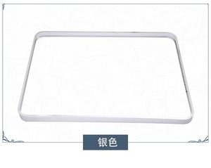 批发型材方形铝图片照片镜框型材银色黑色金色铝框镜子 - Product Image 5