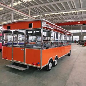 Multifunctional Four-Wheeled Large Mobile Restaurant, Mobile Food Stall, Electric Food Cart, Barbecue, Breakfast, Night Market - Product Image 5