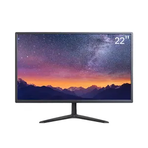 Alto-falantes resolução 1k, frete grátis, 22 polegadas, monitor, lcd 60hz, display de mesa, monitores de led