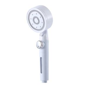 Pomme <span class=keywords><strong>de</strong></span> <span class=keywords><strong>douche</strong></span> à main élégante à cinq réglages, pressurisée, écologique, chromée, fonction d'arrêt d'eau à un bouton pour salle <span class=keywords><strong>de</strong></span> bain - Product Image 5