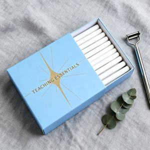 Craie scolaire biodégradable en gros, emballée en plusieurs pièces, craie effaçable sans poussière, craie colorée personnalisée, boîte en papier - Product Image 2