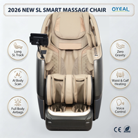 Fauteuil de massage électrique OYEAL Zero Gravity avec suivi SL, enveloppement par airbags pour le cou, le dos, les jambes et les pieds, massage complet du corps, en PU haut de gamme, personnalisable