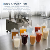 Machine de capsulage automatique de poches souples de bureau pour liquides et pâtes (jus, sauces, produits de lessive, eau pure, vernis à ongles)