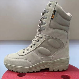 TSB199 Desert Tactical <b>Boot</b> Suede Waterproof Outdoor All Seasons <b>High</b> Top Zipper Lace Up <b>Men</b> <b>Boots</b> - Product Image 2