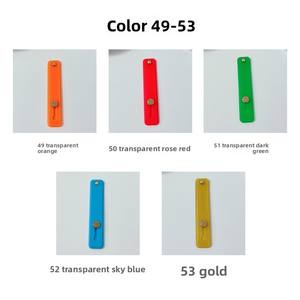 Soporte adhesivo para teléfono móvil con diseño <span class=keywords><strong>de</strong></span> pulsera para dedo, soporte plegable con números, hecho <span class=keywords><strong>de</strong></span> TPU+PC, accesorio DIY para carcasas. - Product Image 5