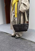 Sacs à main pour femmes en cuir véritable motif crocodile de haute qualité, nouvelle mode 2026, sacs à bandoulière en cuir de vachette pour dames, fabriqués en Chine