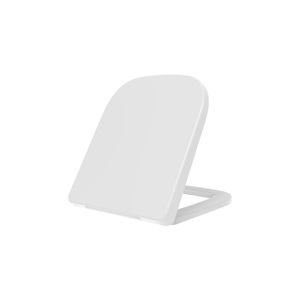 Siège de toilette carré SU057 à enroulement intégral, anti-rayures, haute résistance, fermeture douce - Product Image 2