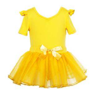 Conjunto de tutú de ballet de tul rojo para niñas, bebés y niños pequeños, ideal para verano, con falda y top corto liso, 1 unidad/bolsa OPP - Product Image 5