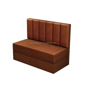 Asientos Modernos para Restaurantes y Hoteles Comerciales, Sofá Banqueta de Madera Maciza de Doble Cara Personalizado, Mesa de Café Bistro - Product Image 3