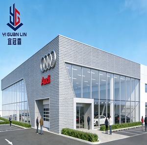 Sala de Exposiciones y Exhibición de Estructura de Acero Prefabricada para Tiendas Comerciales Ligeras en China - Product Image 1