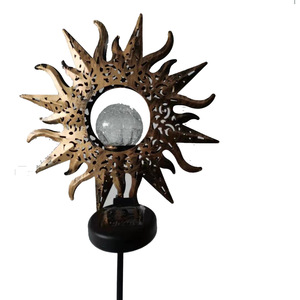 Solar Garden <b>Light</b> Sunflower Shape <b>LED</b> Outdoor Decorative Lamp Water Resistant Free Standing - Product Image 5