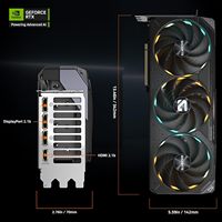 GIGABYTE GeForce RTX 5080 Carte graphique de jeu OC 16G Système de refroidissement WINDFORCE, 16 Go 256 bits GDDR7