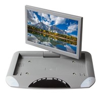 Moniteur LCD de toit de voiture rabattable 10,1 pouces TFT 16:9 moins cher avec haut-parleur intégré, entrée USB AV, télécommande, large plage de tension MP5