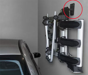 Soporte de Pared <span class=keywords><strong>para</strong></span> Bicicleta con Cabezal Esférico, Colgador <span class=keywords><strong>para</strong></span> Garaje con Soporte Trasero y Dispositivo de Gancho de Tracción, Accesorios <span class=keywords><strong>para</strong></span> Bicicleta - Product Image 5