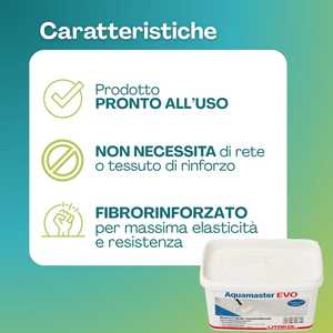 Litokol Aquamaster EVO 5 Kg Membrana Líquida Impermeabilizante Lista Para Usar En Paredes Y Suelos - Product Image 2