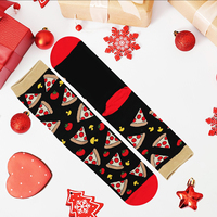 Chaussettes Jacquard de créateur en coton de haute qualité, logo personnalisé, jetables, hauteur mi-mollet, avec revers, motif animalier tendance, design personnalisé pour homme
