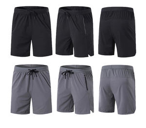Shorts de sport pour homme personnalisés, solides, décontractés, à séchage rapide, écologiques, imperméables, avec taille élastique - Product Image 5