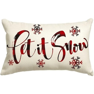 Fundas de Almohada Decorativas Navideñas con Frases, Decoración de Invierno, Fundas de Almohada Lumbares Navideñas Estilo Rústico para Sofá, Sala de Estar - Product Image 4