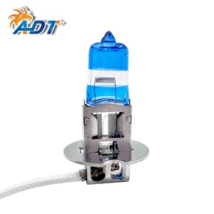 หลอดไฟฮาโลเจนรถยนต์ H3 สีขาว 5800K หลอดไฟหน้ารถยนต์แก้วควอตซ์ H3 - Product Image 1