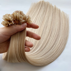 โรงงานขายส่งผมแท้ 100% แบบ <span class=keywords><strong>U</strong></span> Tip น้ำหนัก 1 กรัม/ชิ้น  แบบ Double Drawn  มีสีให้เลือก 40 สี  รับผลิตตามแบบที่ต้องการ - Product Image 1