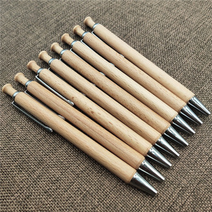 Un stylo à bille en bambou écologique Offre Spéciale avec logo personnalisé avec toucher en caoutchouc souple - Product Image 3
