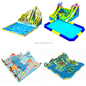 Vente chaude <span class=keywords><strong>Toboggan</strong></span> aquatique <span class=keywords><strong>gonflable</strong></span> commercial de grande taille avec <span class=keywords><strong>piscine</strong></span> combinée Parc aquatique <span class=keywords><strong>pour</strong></span> enfants Fabricants Prix de gros - Product Image 3