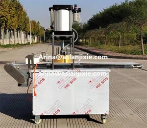 Machine de fabrication de pain <span class=keywords><strong>naan</strong></span> à grande capacité machine de formage de pressage de pâte à pain plat - Product Image 3