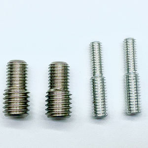 सीएनसी डबल अंत पेंच कस्टम स्टील जस्ती डबल पक्षीय पिरोया लकड़ी पेंच बोल्ट - Product Image 3