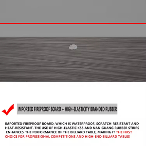 Sang Trọng Tự Động Bóng Trở Lại Bàn Hồ Bơi Với Rắn Chân Gỗ Tùy Chỉnh Kích Thước <span class=keywords><strong>Slate</strong></span> Đệm Phụ Kiện - Product Image 4