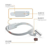 Lampe frontale médicale rechargeable 3W LED, lampe frontale chirurgicale pour examen dentaire, ORL, vétérinaire, esthétique et clinique