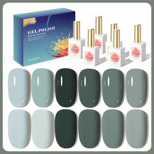 AILANUO 6 Couleurs UV GEL Polish 6pcs Par Set Box Nail Color Gel Collection 15ml Soak off UV LED French Gelpolish Kit - Product Image 1