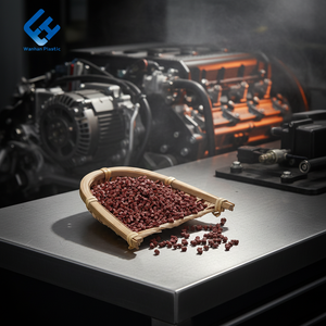 Gránulos de <span class=keywords><strong>PBT</strong></span> <span class=keywords><strong>GF30</strong></span> Retardantes de Llama UL94 V0, Compuesto Modificado Reforzado con 30 Por Ciento de Fibra de Vidrio para Moldeo por Inyección - Product Image 4